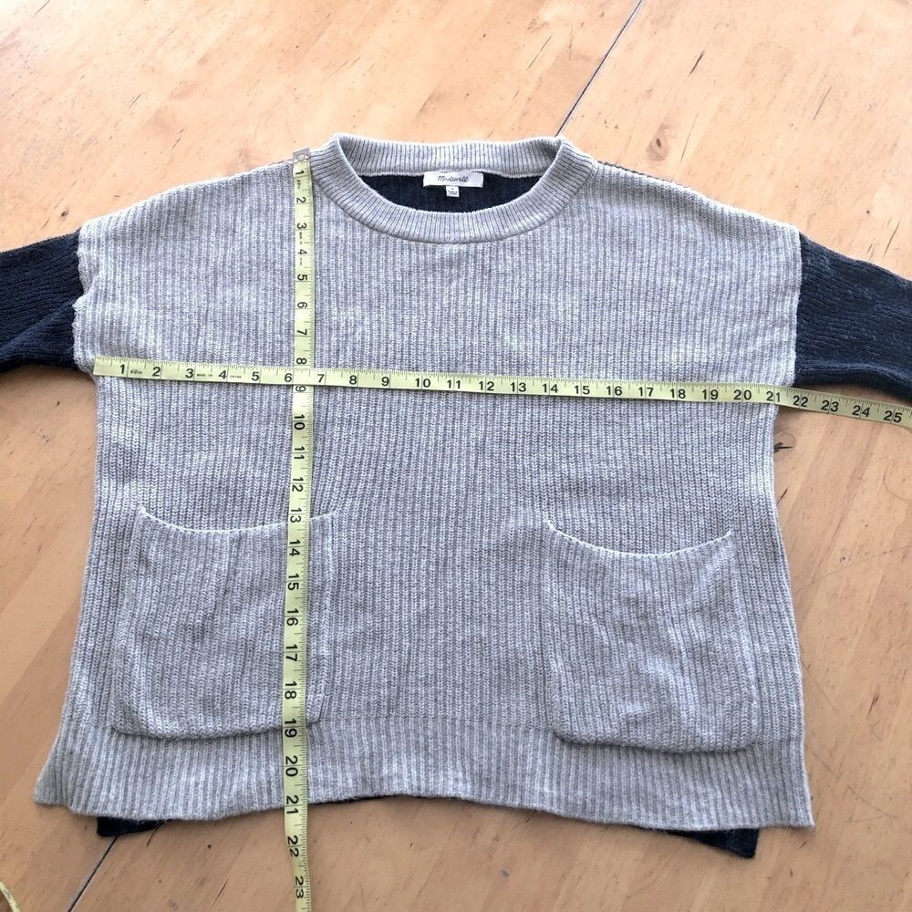 Madewell Boxy Harper Rib Knit Pullover Size Small - Picture 9 of 12